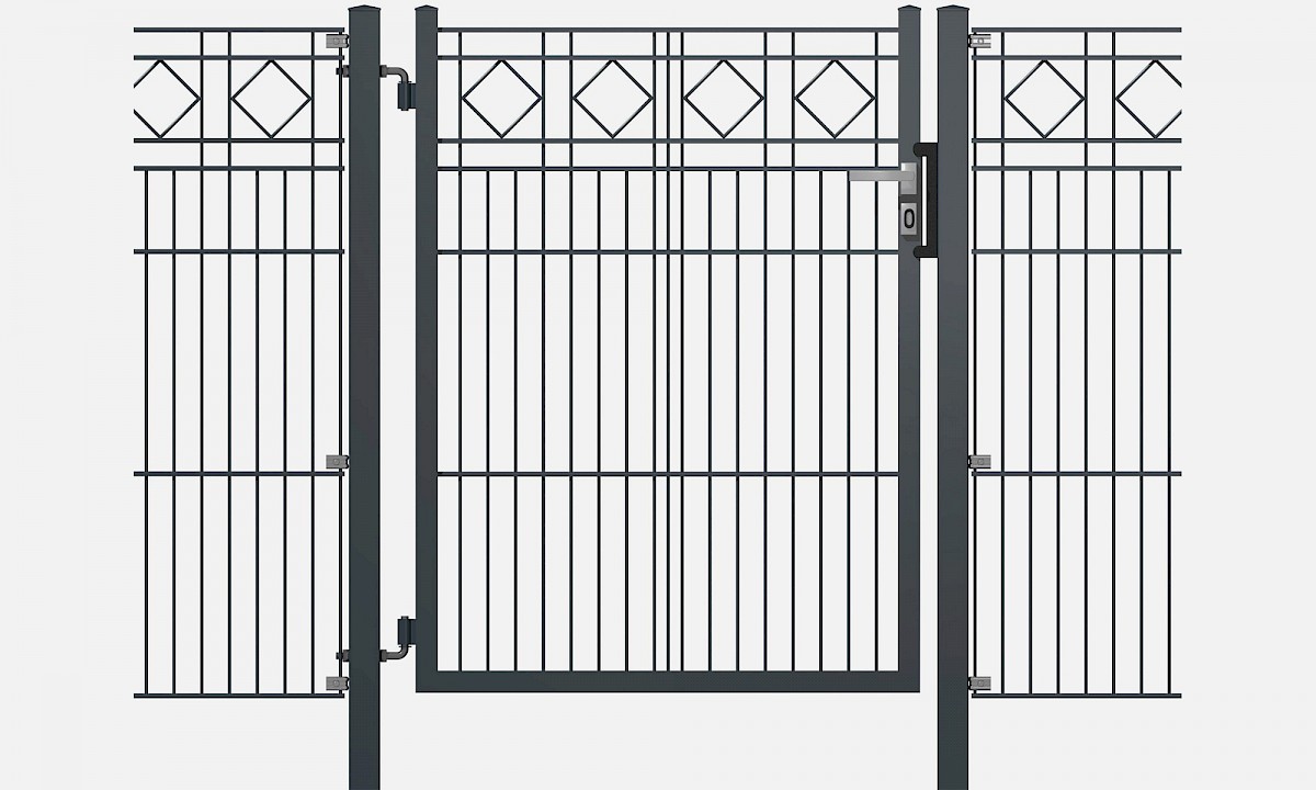 Tore für Dekormattenzäune