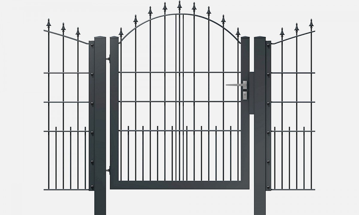 Tore für Dekormattenzäune