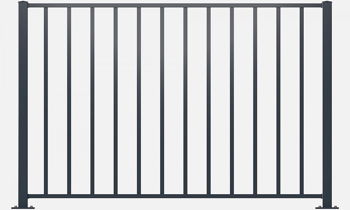 Frontgitterzäune