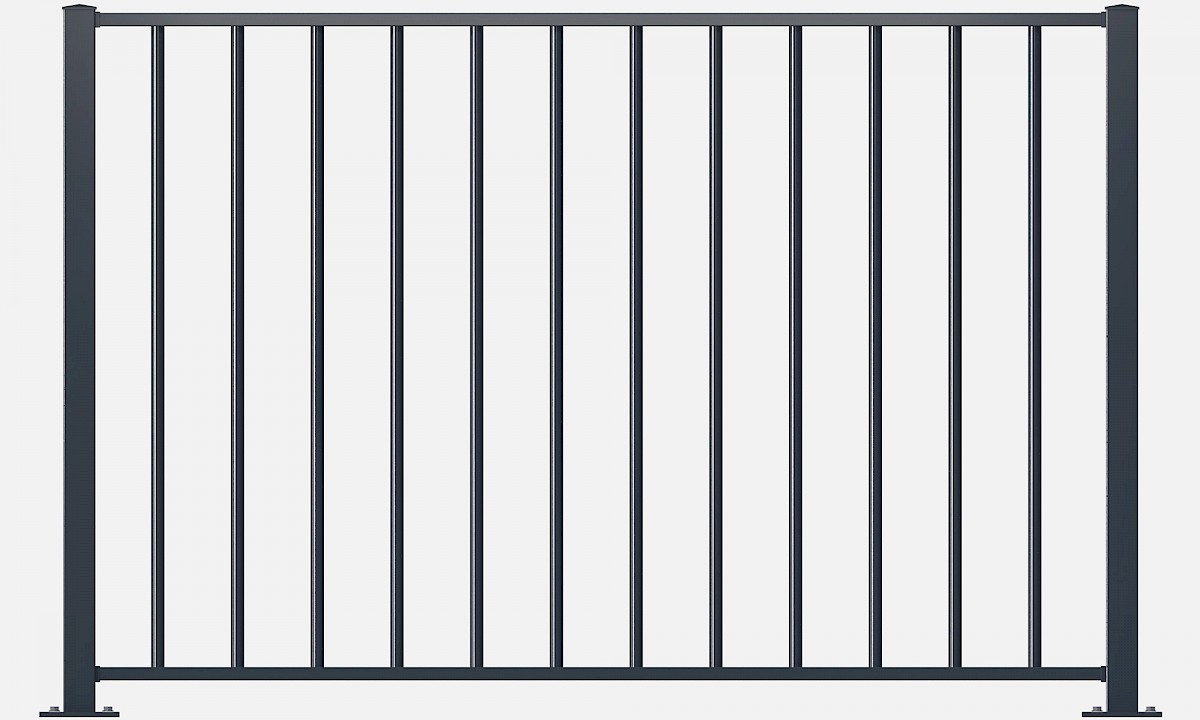 Frontgitterzäune