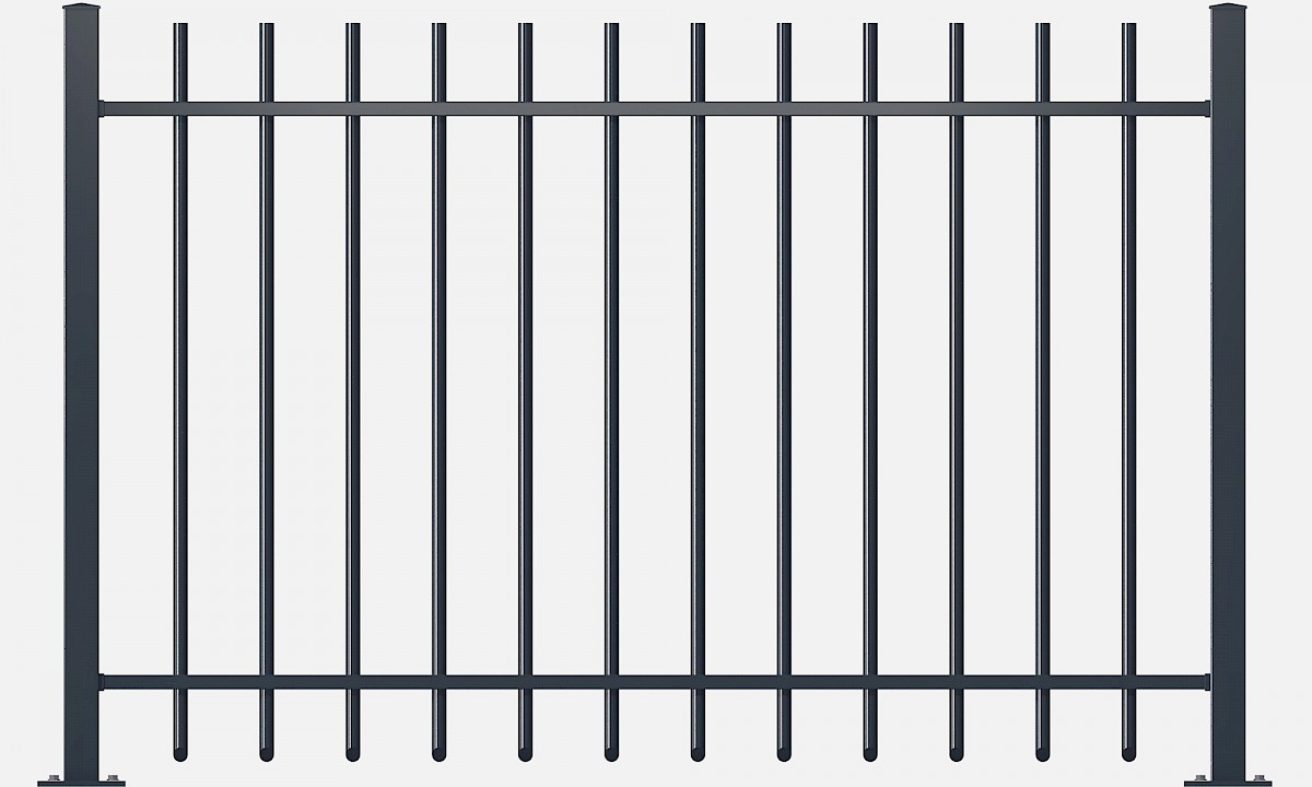 Frontgitterzäune